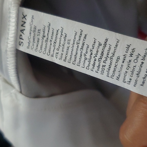 NWT Spanx Womens On-the-Go Slim Straight Ankle Pant 20372R Classic White size XL - Picture 10 of 10